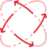 swilling arrows for scalability icon