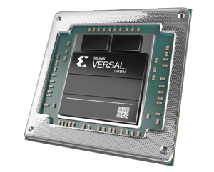 Versal HBM 芯片侧面（左）