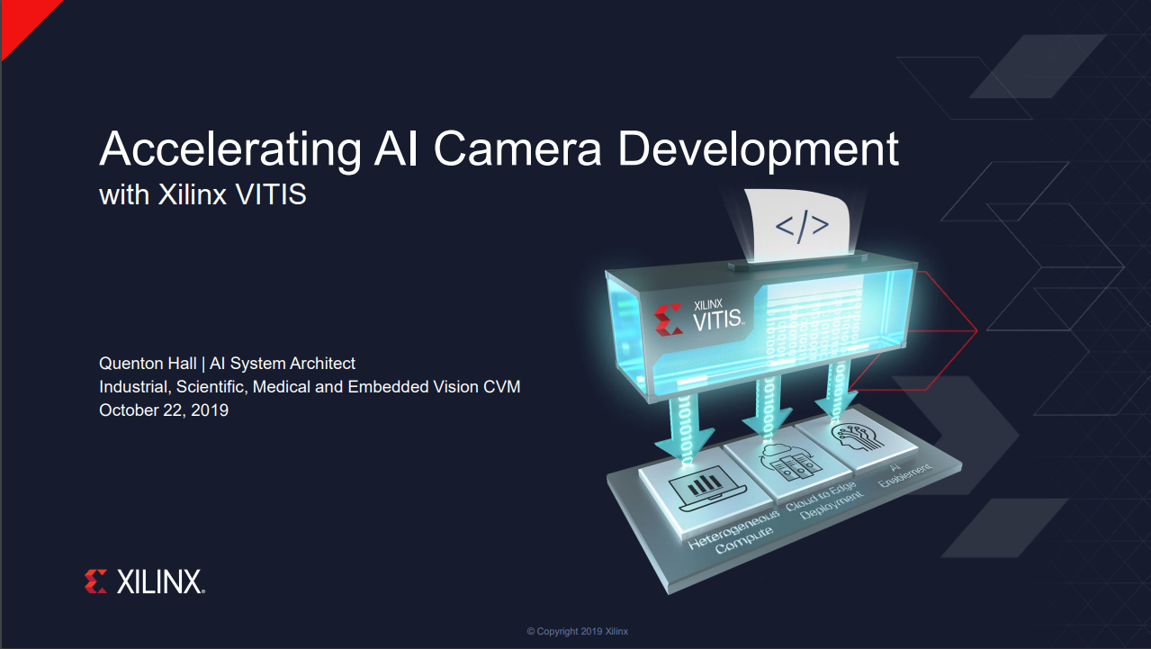 利用 Xilinx Vitis 加速 AI 相机开发